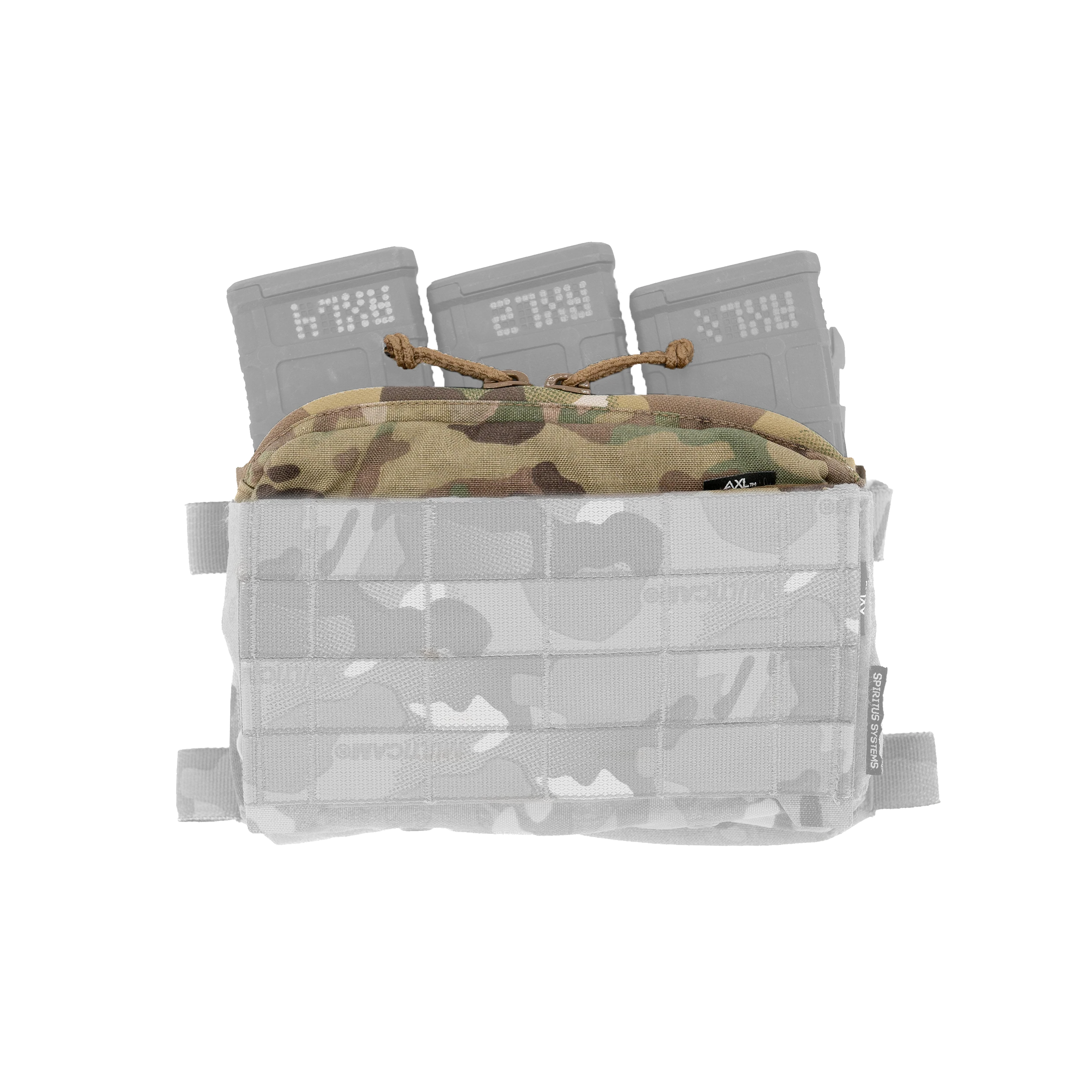 Micro Fight Hi-Top Full Zipper Insert - Desert Tiger Stripe - Image 3