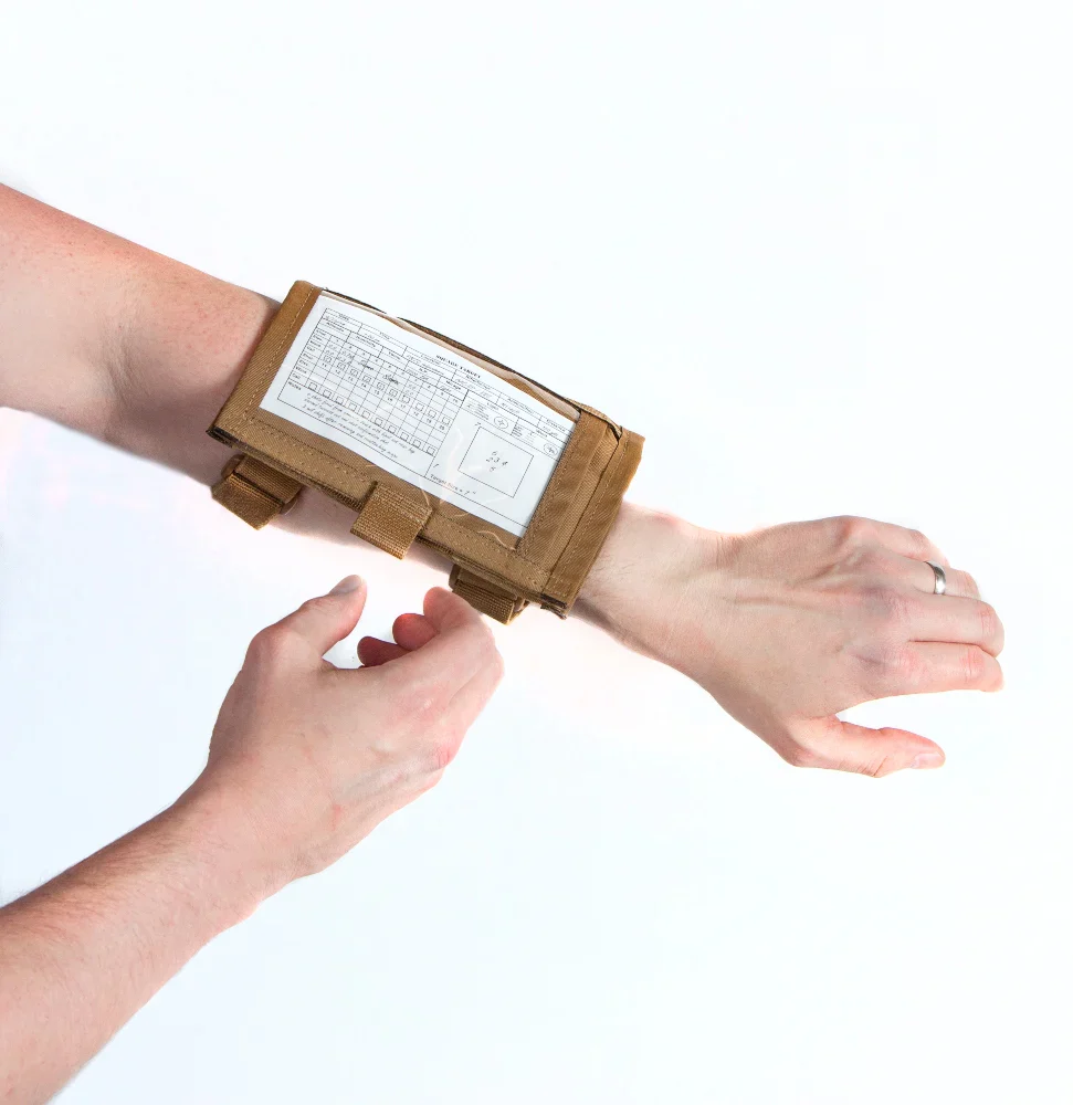 Tactical QB Sleeve-Arm DOPE Card Holder - Image 4